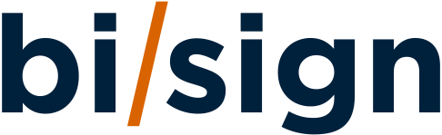 logotipo bisign estudio de diseÃ±o web