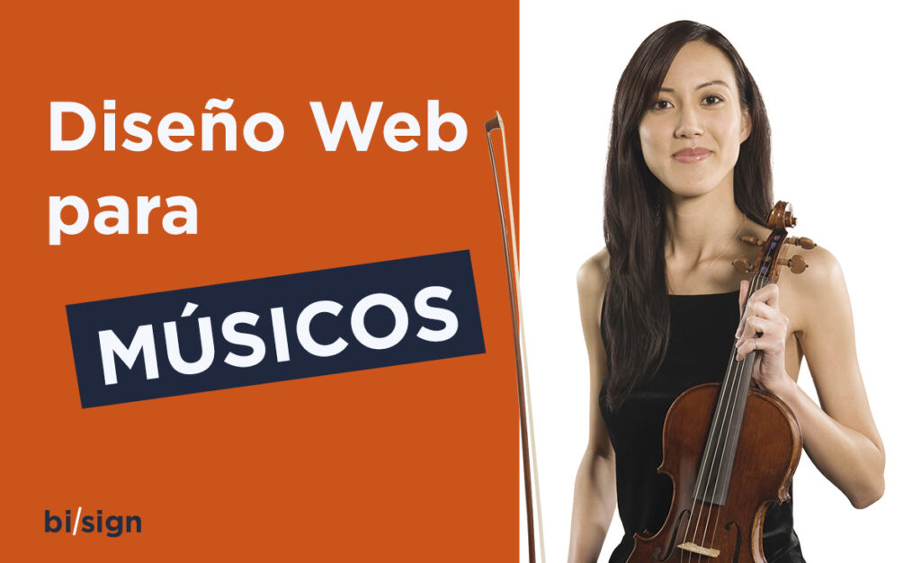 Diseño web para músicos