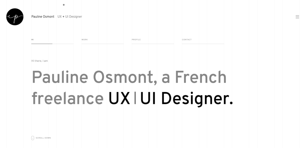 Ejemplos de diseño de páginas web diseñador ux/ui
