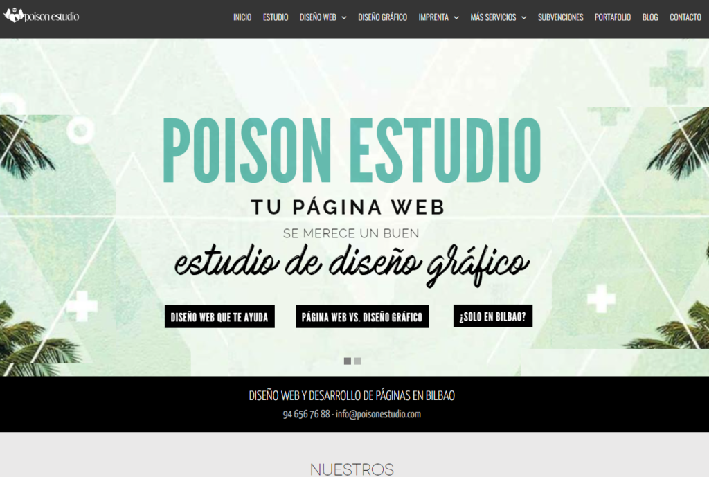 diseño web en bilbao poison estudio